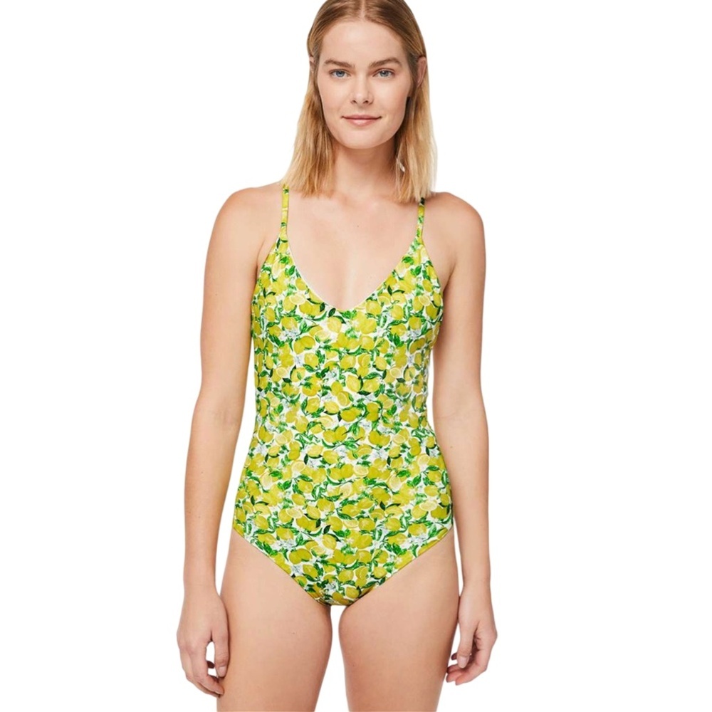 lululemon Weave the Waves One-piece swimsuit Strappy Lemons Adjustable Straps